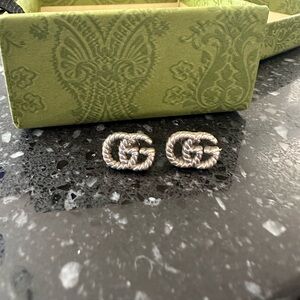 Gucci double G earrings flawless